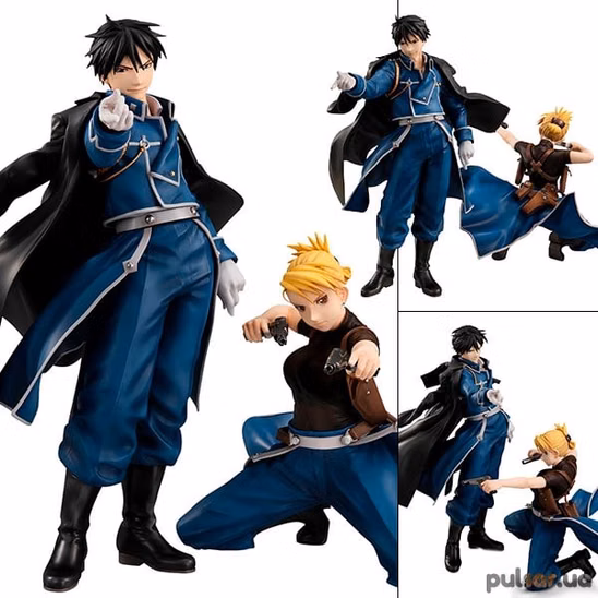 Оригінальна аніме фігурка «Precious G.E.M. Series FULLMETAL ALCHEMIST Roy Mustang & Riza Hawkeye Set»