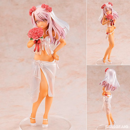 Оригинальная аниме фигурка «KDcolle Prisma*Phantasm Chloe Von Einzbern Wedding Bikini Ver. 1/7 Complete Figure»