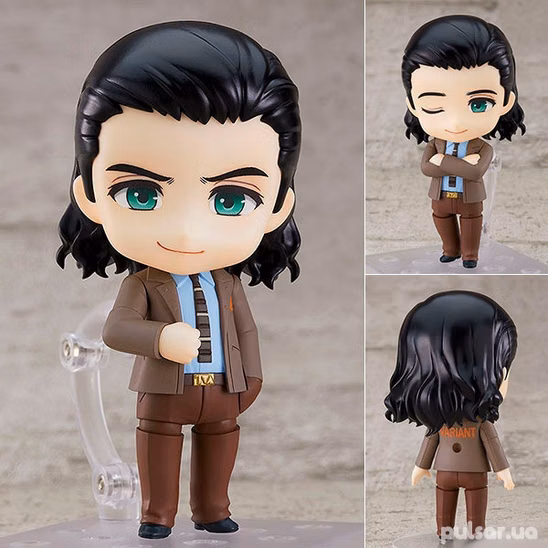 Оригінальна аніме фігурка «Nendoroid Loki TVA Ver»