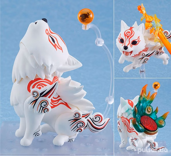 Оригинальная аниме фигурка «Nendoroid Okami Shiranui DX Ver»