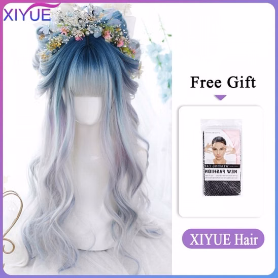 Парик «Blue Pink Lolita Wigs Water 2»
