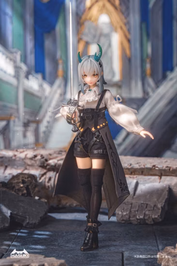 Оригинальная аниме фигурка «pocket art Series PA008 Rose Knight Gloria 1/12 Complete Model Action Figure»