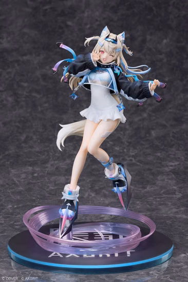Оригинальная аниме фигурка «hololive English -Advent- Fuwawa Abyssgard" AXGRIT" Ver. 1/7 Complete Figure [Standard Edition]»