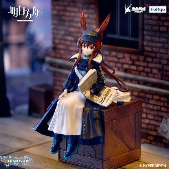 Оригінальна аніме фігурка «"Arknights" Noodle Stopper Figure -Amiya: Newsgirl Ver.-»