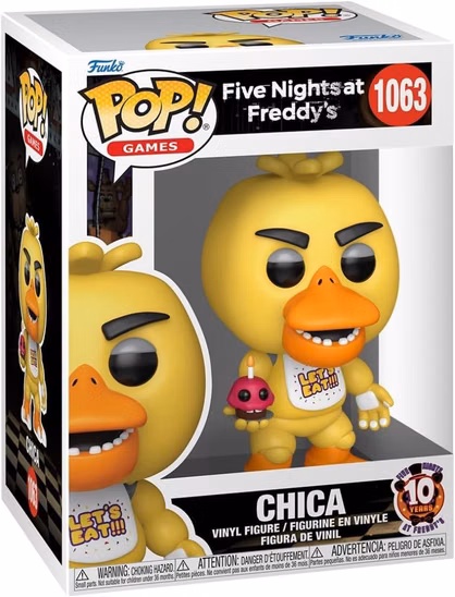 Виниловая фигурка «Funko Pop Games: Five Nights at Freddy's (FNAF) 10y - Chica The Chicken»