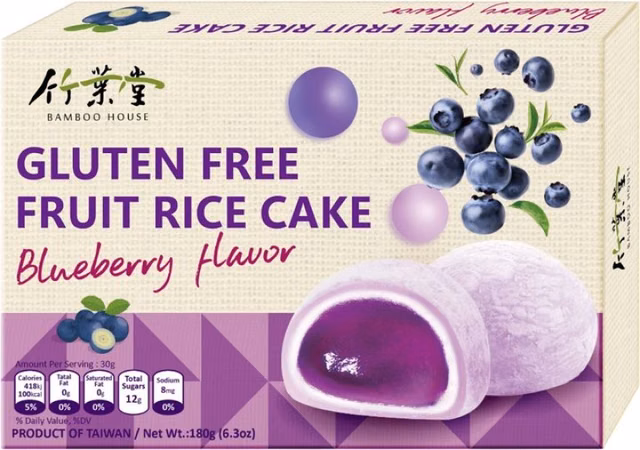 Моті «Bamboo House Mochi зі смаком чорниці 180 г»