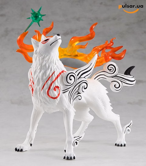 Оригинальная аниме фигурка «POP UP PARADE Okami Amaterasu Complete Figure»