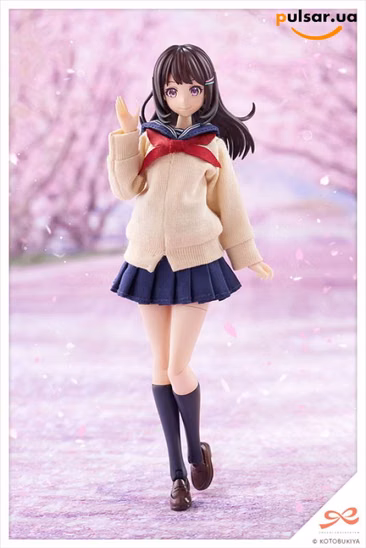 Оригінальна аніме фігурка «Sousai Shoujo Teien KIRU PLA Madoka Yuki [TOUOU HIGH SCHOOL WINTER CLOTHES] 1/10 Plastic Model»