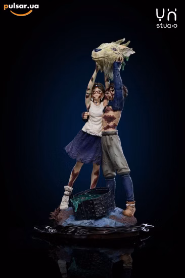 Оригінальна аніме фігурка «San and Ashitaka-Princess Mononoke-YH Studio»