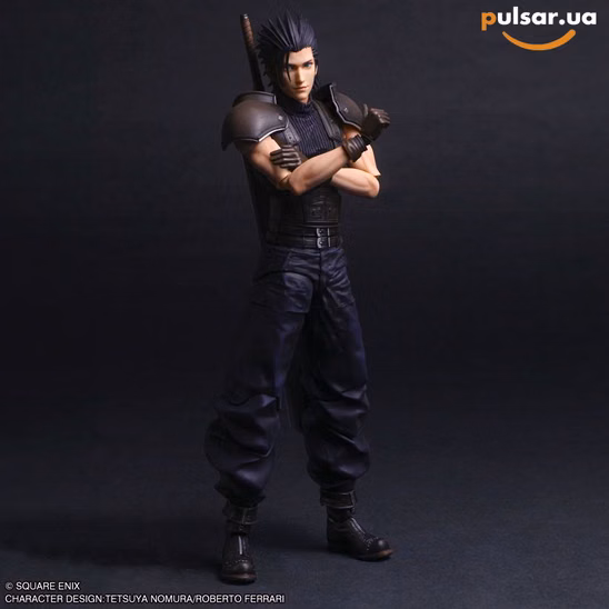 Оригінальна sci-fi фігурка  «Final Fantasy VII Rebirth PLAY ARTS SHIN Zack Fair Soldier Class 1st»