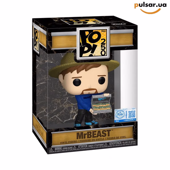 Виниловая фигурка «Funko POP! • Pop! 250 • MrBeast ◉ MrBeast № --»