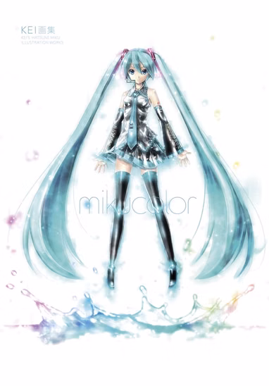 Артбук «Mikucolor: Kei's Hatsune Miku Illustration Works»
