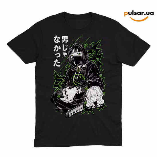 Футболка «The Guy She Was Interested In Wasn't a Guy at All (Kininatteiru Hito ga Otoko Janakatta) ➤ Mitsuki Koga & Aya Oosawa» модель 2