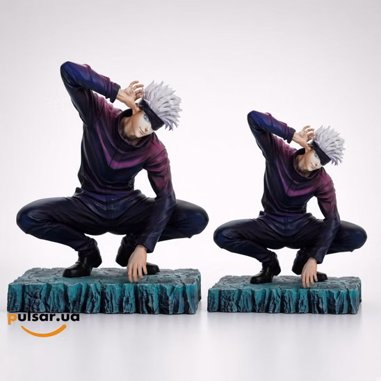 Оригінальна аніме фігурка «1/6 and 1/4 Scale Squatting Gojo Satoru-Jujutsu Kaisen-Firefly Studio»