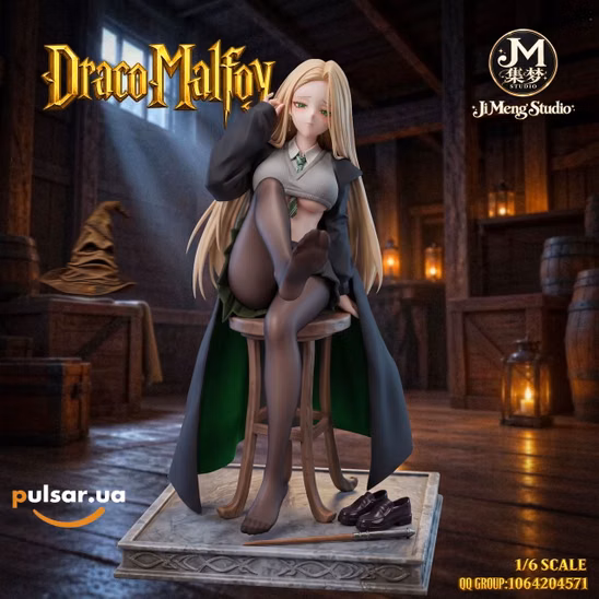 Оригінальна аніме фігурка «1/6 Scale Female Version Draco Malfoy-JiMeng × YuMeng Studio»