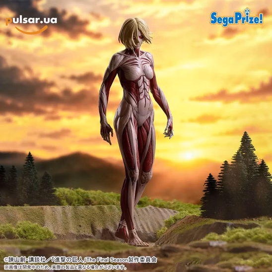 Оригинальная аниме фигурка «Attack on Titan GigantiX Figure - Female Titan»