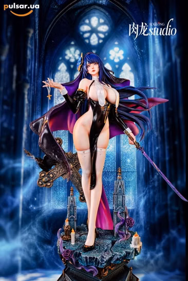 Оригінальна аніме фігурка «1/4 Scale Sister Raiden Shogun-Genshin Impact-RouLong Studio»