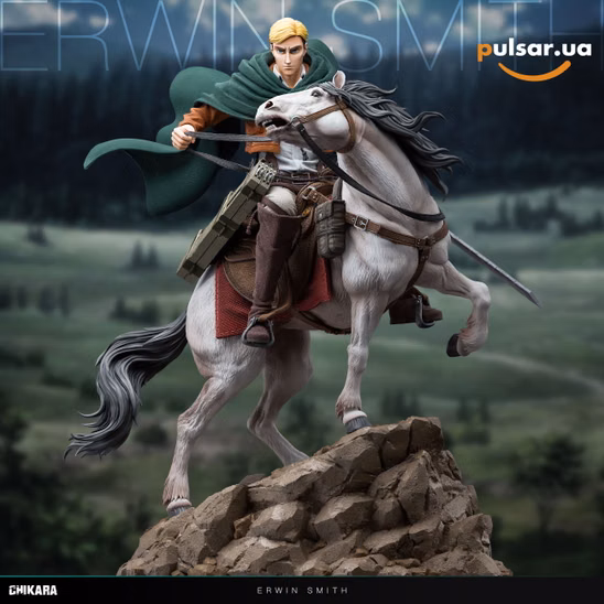 Оригинальная аниме фигурка «1/6 Scale Erwin Smith-Attack on Titan-CHIKARA Studio»
