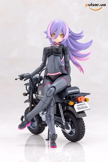 Оригінальна аніме фігурка   «Megami Device PUNI*MOFU RACING LANG with Honda Z50J Gorilla Plastic Mode»