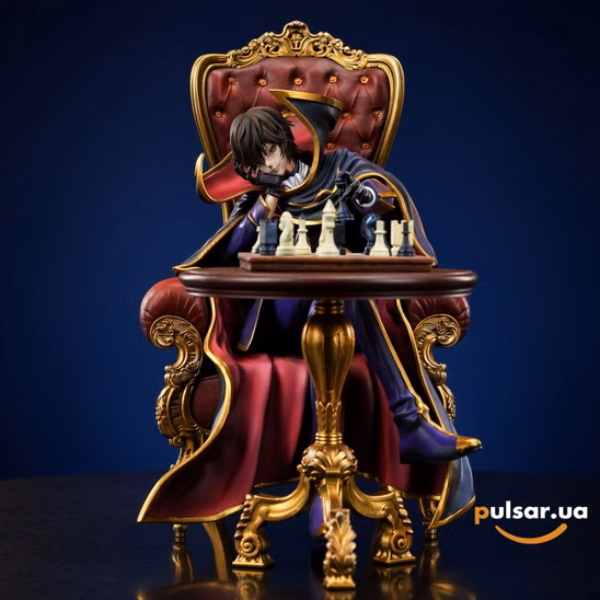 Оригінальна аніме фігурка  «1/6 Scale Playing Chess Lelouch-CODE GEASS Lelouch of the Rebellion-Zoldyck Studio»