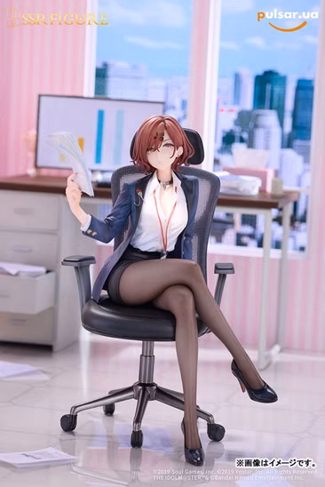 Оригінальна аніме фігурка  «SSR FIGURE THE IDOLM@STER SHINY COLORS x Mahjong Soul Madoka Higuchi Effortless Work Ver. Figure»