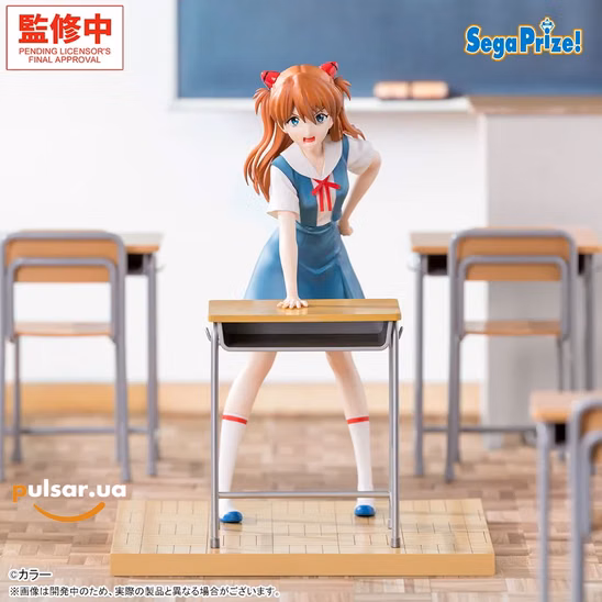 Оригінальна аніме фігурка «Evangelion: New Theatrical Edition Xstellar Figure - Shikinami Asuka Langley School Uniform Ver. »