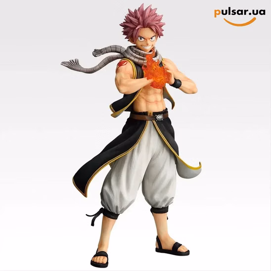 Оригінальна аніме фігурка «Fairy Tail Ichiban Kuji - 20th Anniversary A Prize Natsu Dragneel Masterlise Figure»