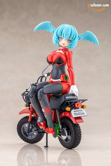 Оригінальна аніме фігурка  «Megami Device PUNI*MOFU RACING XIAO with Honda Z50J Gorilla Plastic Model»