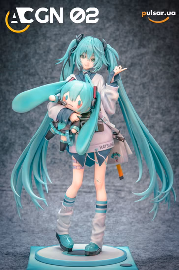 Оригінальна аніме фігурка «1/7 Scale Hatsune Miku with Doll-Vocaloid-ACGN 02 Studio»