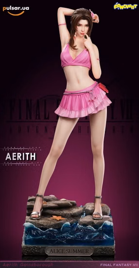 Оригинальная аниме фигурка  «1/4 Scale Aerith-Final Fantasy-Fancy Art Studio»