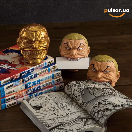 Оригінальна аніме фігурка «Baki the Grappler Fig Life! Goudou Head - Jack Hanma»