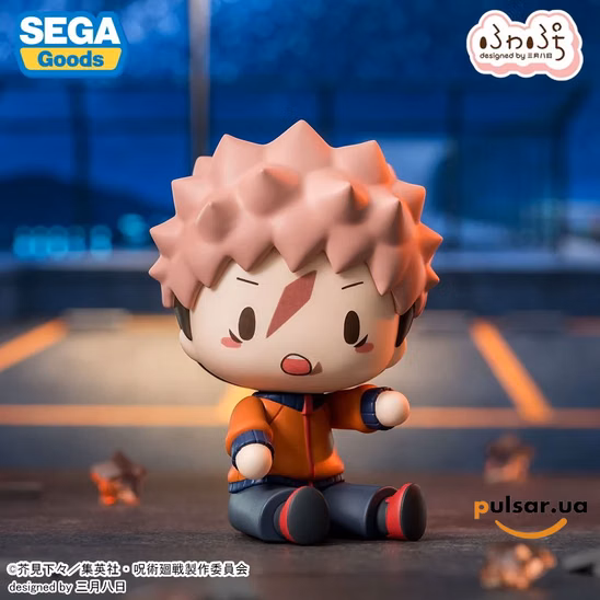Оригінальна аніме фігурка «Jujutsu Kaisen The Culling Game Fuwapuchi Deformed Figure - Yuji Itadori»