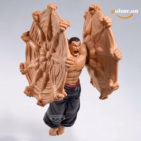 Оригінальна аніме фігурка «Baki the Grappler Figure - Retsu Kaiou Guruguru Roller»