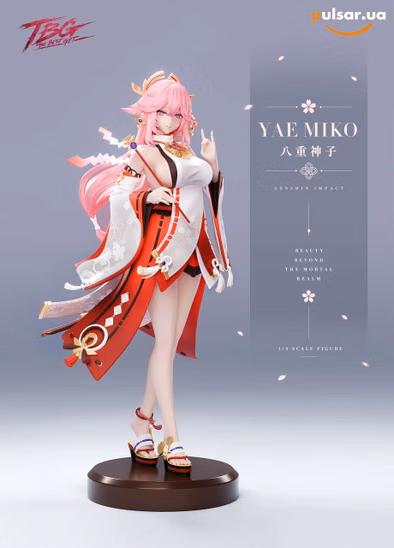 Оригінальна аніме фігурка «1/6 Scale Yae Miko-Genshin Impact-TBG Studio»