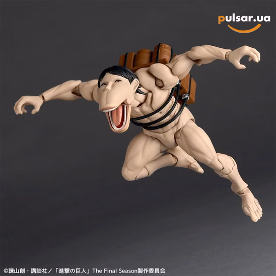 Оригінальна аніме фігурка «Revoltech Amazing Yamaguchi "Attack on Titan" Cart Titan»