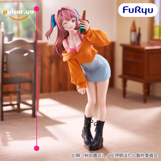 Оригінальна аніме фігурка «Botan Kamiina Fully Blossoms When Drunk Muchuuto Figure - Kamiina Botan»