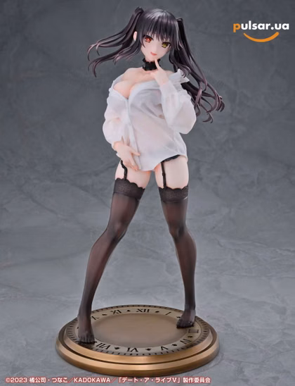 Оригинальная аниме фигурка «TV Anime "Date A Live V" Re Dress Kurumi Tokisaki 1/4 Dress Shirt Ver. Complete Figure»