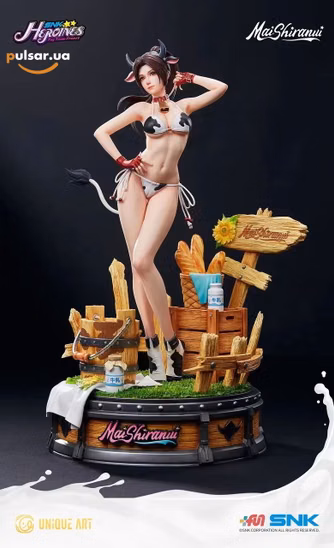 Оригінальна аніме фігурка  «UNiQUE ART Studio  The King of Fighters   Mai Shiranui – 1/4 Scale Licensed Statue»
