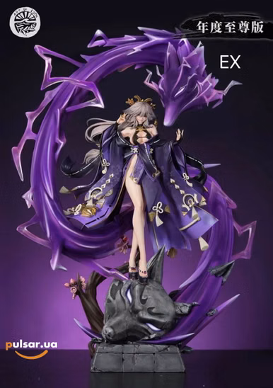 Оригінальна аніме фігурка  «Art of EDEN Studio   Genshin Impact   Yae Miko – Dark Ver. –1/4 Resin Statue»