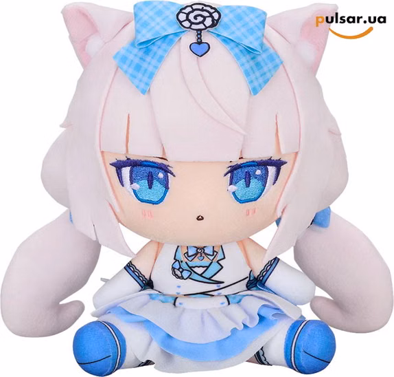 Оригінальна м'яка іграшка  «Chocopuni Plushie Nekopara Sekai Connect Vanilla Idol Outfit Ver.»