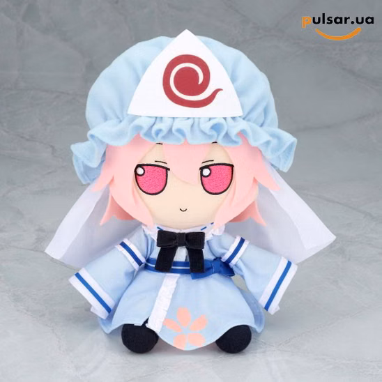 Оригінальна м'яка іграшка «Touhou Plush Series Yuyuko Saigyouji (17cm Size) FumoFumo Yuyuko. (Ichinana Size)»