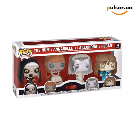 Вінілова фігурка «Funko POP! • 4-Pack • Warner Bros. ◉ Horror № -»