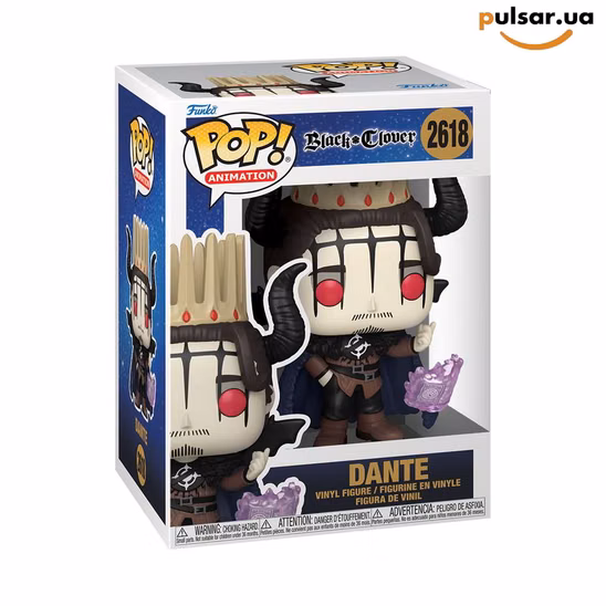 Вінілова фігурка «Funko POP! • • Black Clover ◉ Dante (Devil Form) № 2618»