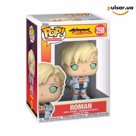 Вінілова фігурка  «Funko POP! •  • Cyberpunk: Edgerunners II ◉ Roman № 2598»