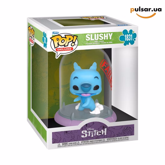 Вінілова фігурка  «Funko POP! • Deluxe • Lilo & Stitch ◉  Deluxe Slushy (Containment Capsule) № 1831»