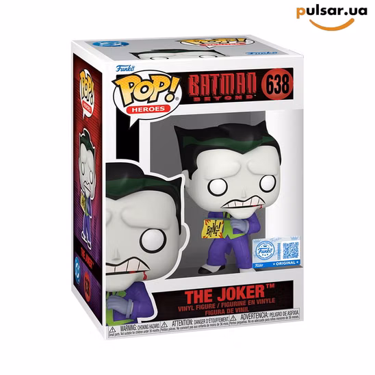 Виниловая фигурка «Funko POP! • Target Exclusive • Batman Beyond ◉ The Joker (Bang! Flag) № 638»