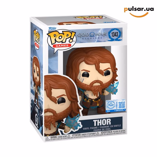 Вінілова фігурка «Funko POP! • Funko exclusive • God of War ◉ Thor (God of War Ragnarök) №1343»