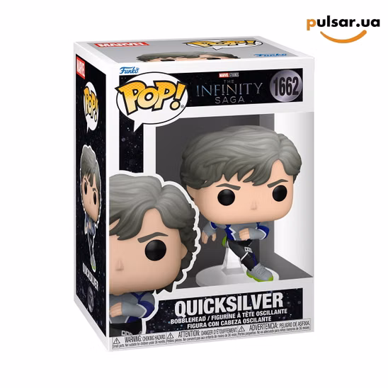 Вінілова фігурка «Funko POP! • • Marvel Studios’ Infinity Saga ◉ Quicksilver № 1662»