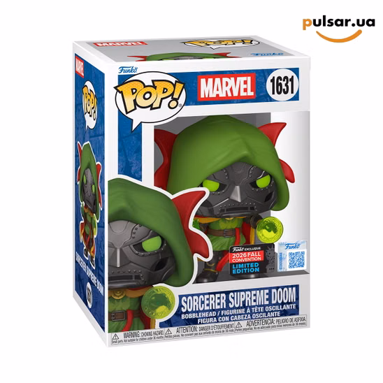 Вінілова фігурка «Funko POP! • New York Comic Con •• Avengers: Doomsday ◉ Supreme Doom № 1631»