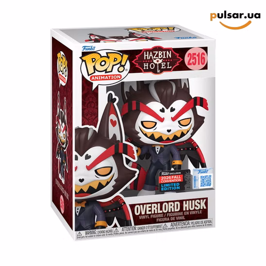 Вінілова фігурка «Funko POP! • New York Comic Con •• Hazbin Hotel ◉ Overlord Husk № 2516»